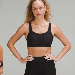 Lululemon Run Times Bra high support B-G cups black NWOT 38G